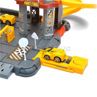 Парковка "Приключения на стройке" (82 предмета) в коробке