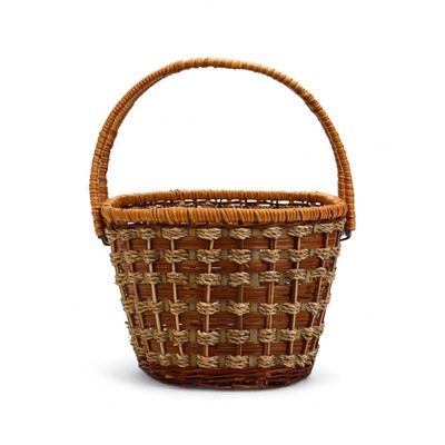 Корзина плетёная для хранения «Пикник», 26×35×37, ротанг