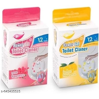 Гель освежитель-очиститель для унитаза в форме шприца, роза