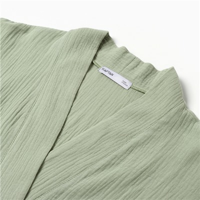 Халат домашний женский KAFTAN Basic, размер 40-42, зелёный
