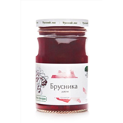 Джем Брусника (премиум) 220г ЭКОПРОДУКТЫ, 1193748