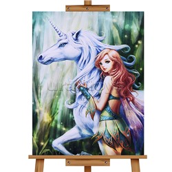 Мозаика алмазная "Сказочная пара" 30*40см.