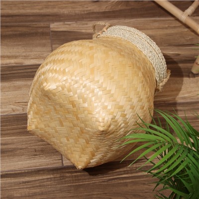 Корзина плетёная из бамбука, 30×30×40 см