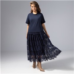 Платье комбинированное с кружевом, Откровенный шик (магия)