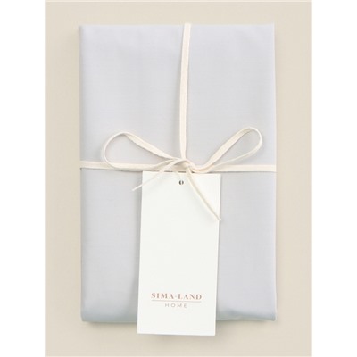 Наволочка SL Home Percale 300ТС, 50×70+3 см, серая, перкаль, хлопок 100%