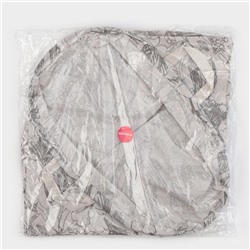 Корзина для белья Доляна «Узор», 35×42 см, бежевая