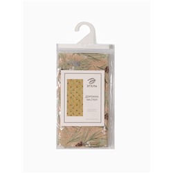 Дорожка на стол новогодняя Этель Spruce branches 30×70 см, 100% хлопок, саржа 190 г/м², бежевая