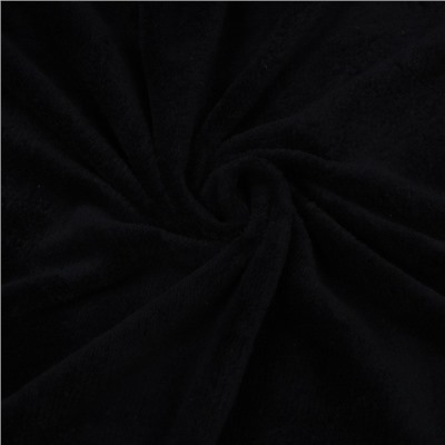 Плед с рукавами «Этель», 150×200 см, корал-флис, чёрный