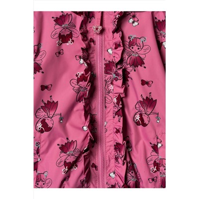 Куртка детская текстильная с полиуретановым покрытием для девочек (ветровка) PLAYTODAY, 1240061