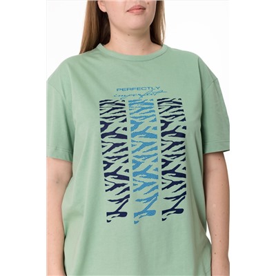 Костюм футболка и капри М325402Пшс