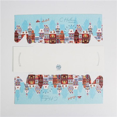 Коробка для капкейка «Праздник Новый год», 16×8×10 см