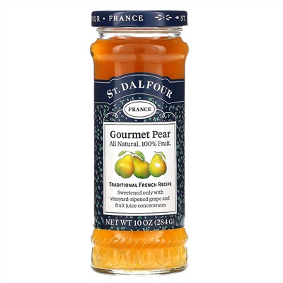 St. Dalfour, Deluxe Gourmet, грушевый джем, 284 г (10 унций)