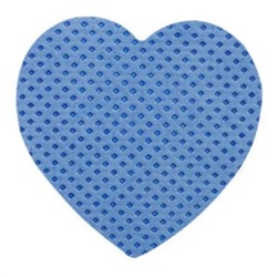 Kristaller Салфетки для маникюра безворсовые с перфорацией в контейнере, сердечко, голубой, 200 шт. 23884