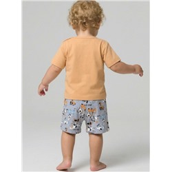 Комплект детский трикотажный для мальчиков: джемпер (футболка), шорты