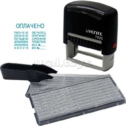 Штамп автоматический 7822, 4 мм, с 12 бухгалтерскими терминами, в блистере