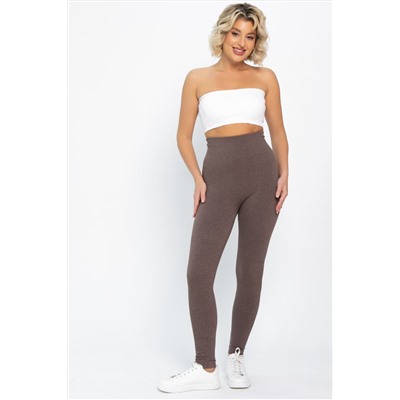 Лосины в рубчик утепленные НЬЮ (капучино) Б14976-7М