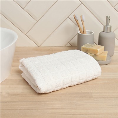 Полотенце для ног LoveLife Chique, 50×90 см, хлопок 100%, белое