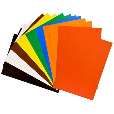 Набор цветного картона А4 16л 8цв  КЦКМ16 Каляка-Маляка