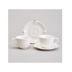 Чайный набор 4пр, на 2 перс, 220мл, SUNDAY, фрф Lefard п/уп