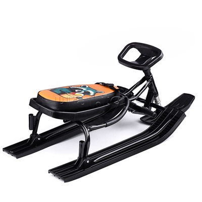 Игрушка Снегокат детский 140 "Go Go" классический c П-образным толкателем (Ice raccoon)