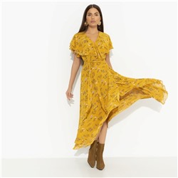 Платье на запах, Счастье влюбленности (желтый)