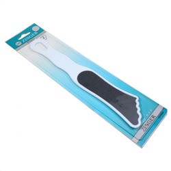 Zinger Тёрка педикюрная двусторонняя абразивная / Classic RA-14, 100/180 грит, белый 2438