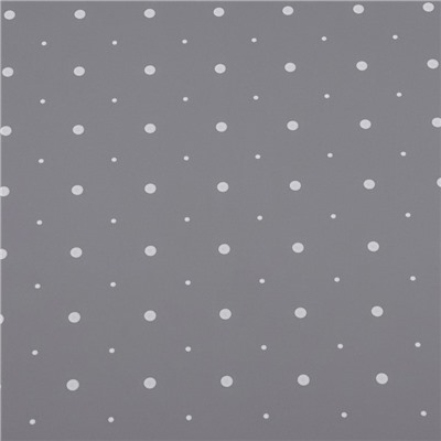 Пленка цветная с белым рисунком горох 100 см × 9 м 350 г