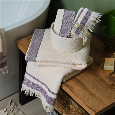 Полотенце махровое LoveLife «Муссон» 30×50 см, гранатовый, 100% хлопок, 500 г/м²