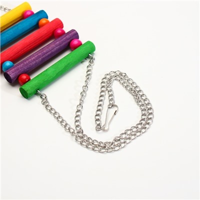 Качели-лесенка для птиц, длина цепи 36 см