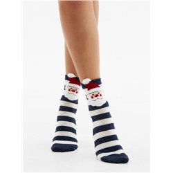 Носки новогодние женские Collorista «Дедушка Мороз», размер 36-41 (23-27 см)