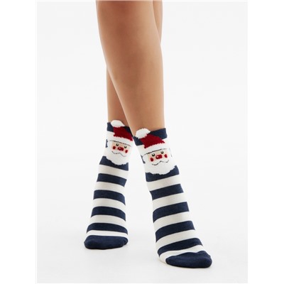 Носки новогодние женские Collorista «Дедушка Мороз», размер 36-41 (23-27 см)