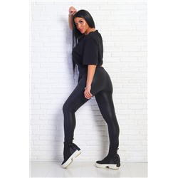 Легинсы 24658 (Черный узор)