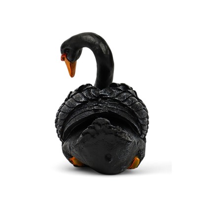 Садовая фигура из полистоуна «Лебедь», 34×25×40 см