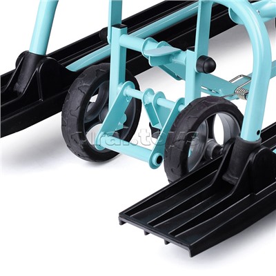 Игрушка Снегокат детский 111 "Mobile" с Т-образным толкателем и колесной базой (Котик)