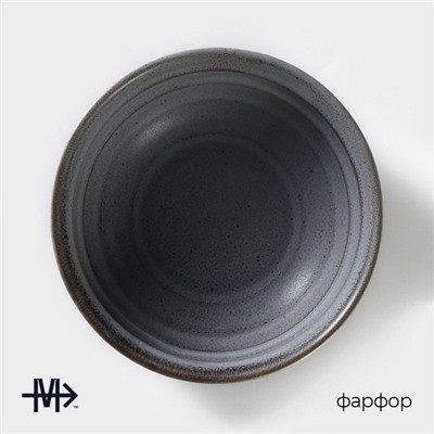 Салатник Magistro Urban, 260 мл, d=12 см, фарфор, серый