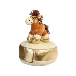 Мягкая игрушка - конфетница «Веселая лошадка», 21 см