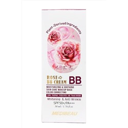 MEDIBEAU Многофункциональный ВВ-крем с экстрактом розы / Rose BB Cream SPF 50+/PA+++, 50 мл KRISTALLER, 1118643