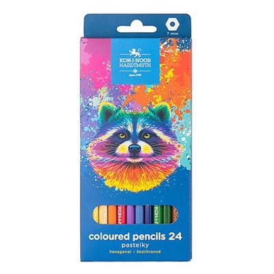 Карандаши 24цв RACOON 3554 (3554024059KS) Koh-I-Noor