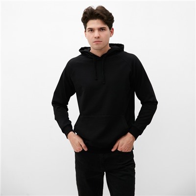 Толстовка мужская с капюшоном MIST Men's casual размер 52, черный