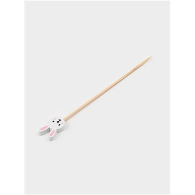 Шпажки Доляна «Пасхальные зайчики», h=12 см, набор 25 шт.