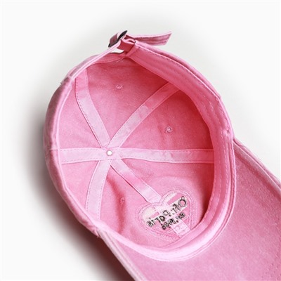 Кепка женская MINAKU «Ofr.Paris», розовый, размер 54-56