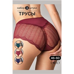 Трусы 0208 кружевные 46-60 3 шт НАТАЛИ, 1211668