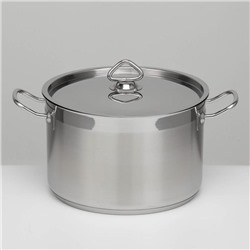 Кастрюля LUXSTAHL, 7 л, d=25.5 см, h=16 см, капсульное дно, индукция, нержавеющая сталь