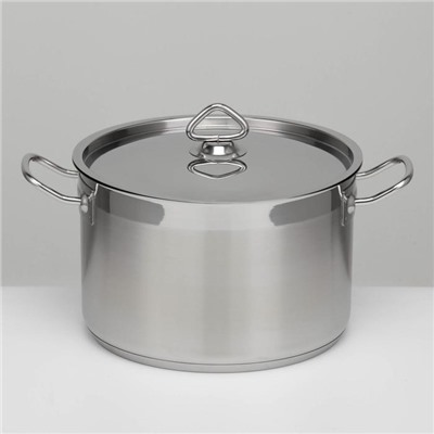 Кастрюля LUXSTAHL, 7 л, d=25.5 см, h=16 см, капсульное дно, индукция, нержавеющая сталь