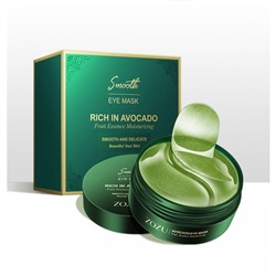 Патчи для глаз гидрогелевые с маслом ши Zozu, 60 шт