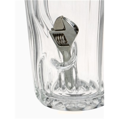 Стакан непробиваемый «Разводной ключ», граненый, 250 мл