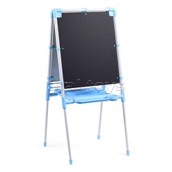 Доска знаний-мольберт 2 двусторонний (голубой-2)