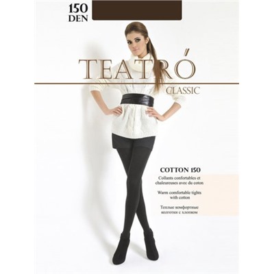 Колготки теплые, Teatro, Cotton 150