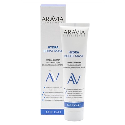 Aravia Laboratories Маска-филлер увлажняющая с гиалуроновой кислотой / Hydra Boost Mask, 100 мл KRISTALLER, 1180378