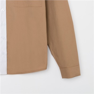 Рубашка женская MIST, размер 44-46, цвет белый, бежевый